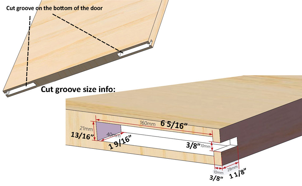 Concealed Sliding Barn Door Hardware Soft Closing Interior Wall Mount Hidden Track Rolling Kit,No Door