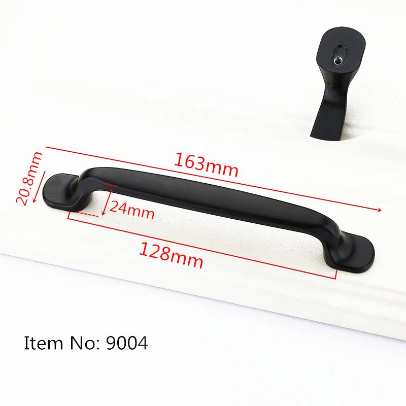 Modern Cabinet Handles Solid Aluminum Alloy Door Knobs And Handles Kitchen Cupboard Pulls Drawer Knobs Furniture Handle Hardware