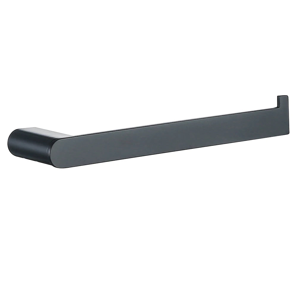 Bathroom Hardware Set Black Robe Hook Towel Rail Bar Rack Bar Shelf Tissue Paper Holder Toothbrush Holder Bathroom Accessories.