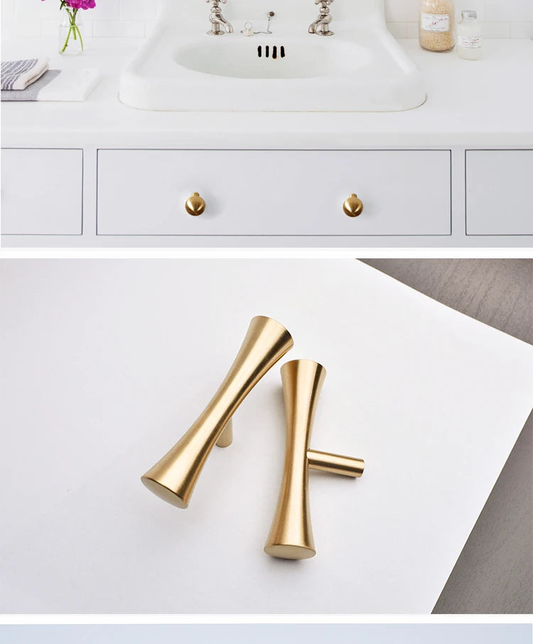 Round Brass Dresser Knobs Drawer Handle Cabinet Door Handle Antique Antique Kitchen furniture Hardware Knob Kitchen  Handles