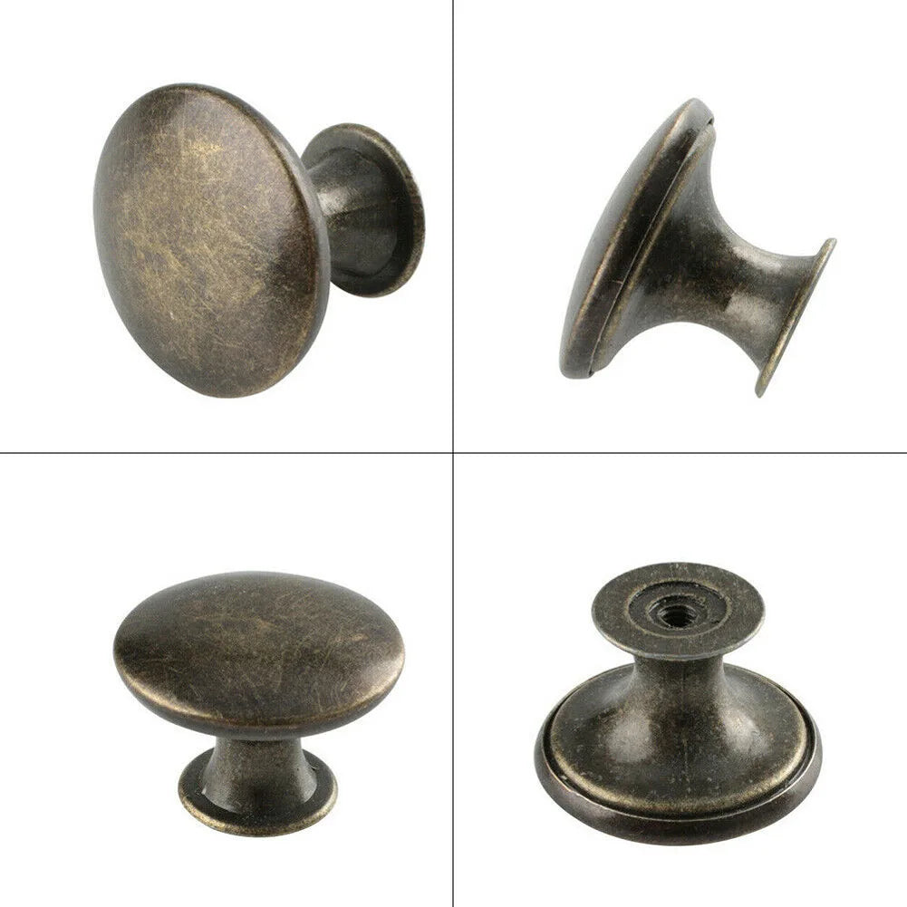 5 Colors Round Cabinet Knobs Mini Knob Cabinet Handles Metal Drawer Hand Pulls Kitchen Cabinet Door Wardrobe Handles Hardware