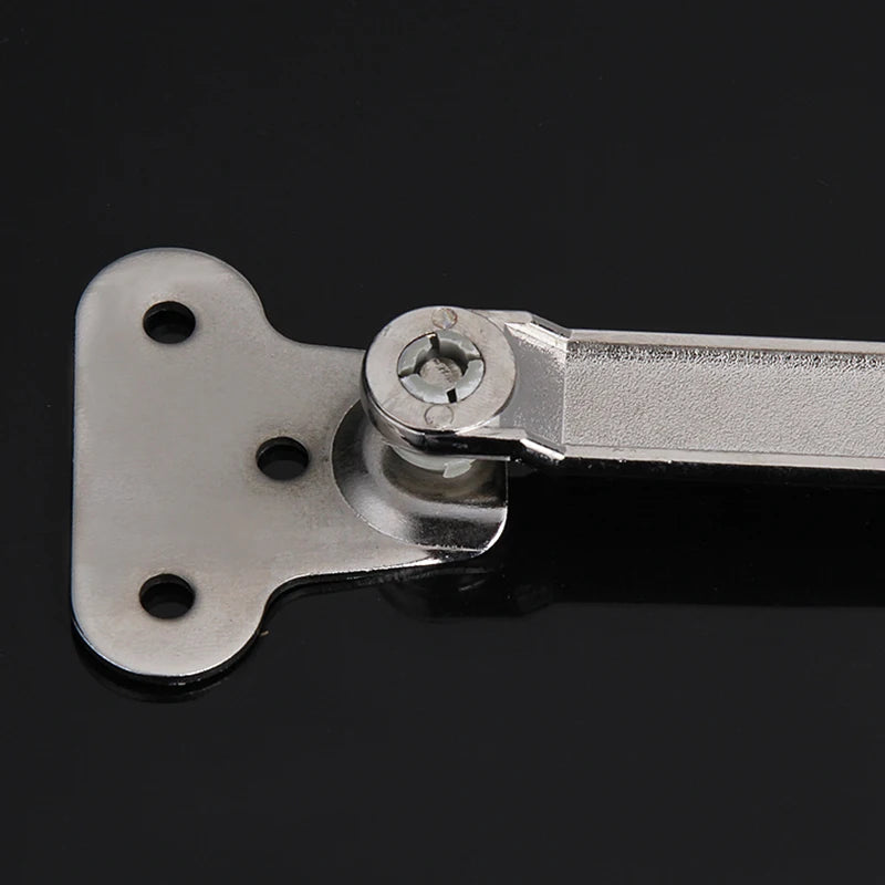 2Pcs Heavy Duty Lid Support Hinges Soft Close Folding Lid Stay Hinge Keep Lid Hinge Open for Cabinet Kitchen Wardrobe Hardware