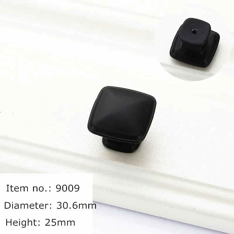 Modern Cabinet Handles Solid Aluminum Alloy Door Knobs And Handles Kitchen Cupboard Pulls Drawer Knobs Furniture Handle Hardware