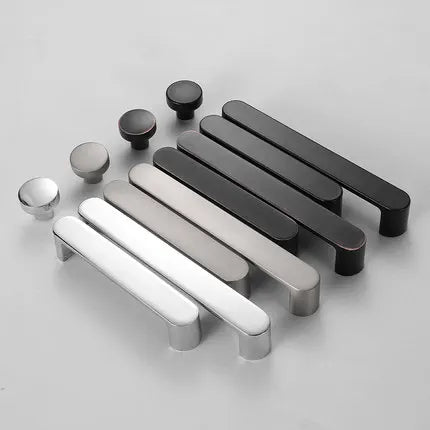 Modern Kitchen Cabinet Door Handles Knobs Brushed Nickel Drawer Pull Handle Dresser black Knob Cupboard Hardware