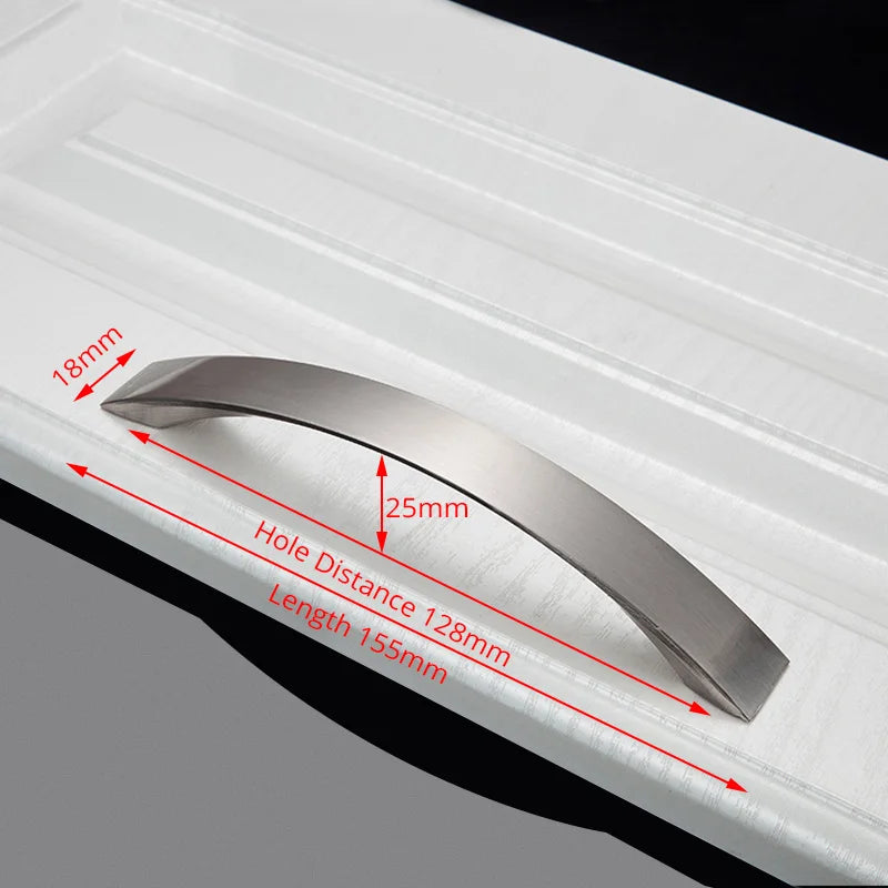 Modern Cabinet Handles Knobs Aluminum Alloy Door Kitchen Knobs Cabinet Pulls Drawer Furniture Handle Hardware