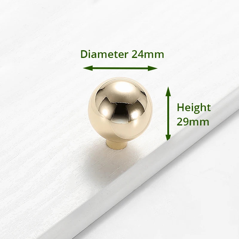KAK European Style Bright Gold Cabinet Handles Drawer Knobs Kitchen Handle Cupboard Door Pulls Furniture Handle Cabinet Hardware