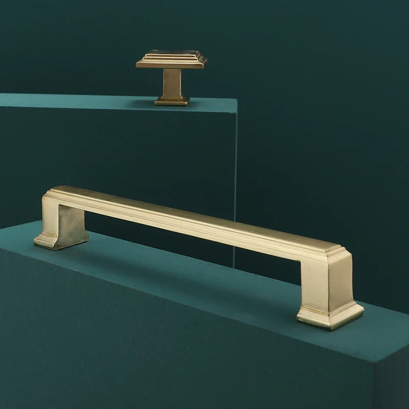 Modern Door Knobs and Handles For Interior Doors Golden Furniture Cabinets Drawers Solid Kitchen Cupboard Handles Pull