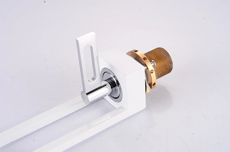 BAKALA Modern Basin Faucets Black Sink Mixer Taps Brass Bathroom Taps Square Vessel Sink Faucet Black Basin Mixer Cold Hot Water
