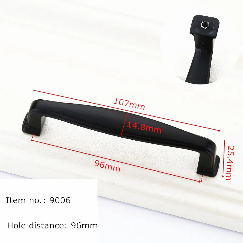 Modern Cabinet Handles Solid Aluminum Alloy Door Knobs And Handles Kitchen Cupboard Pulls Drawer Knobs Furniture Handle Hardware