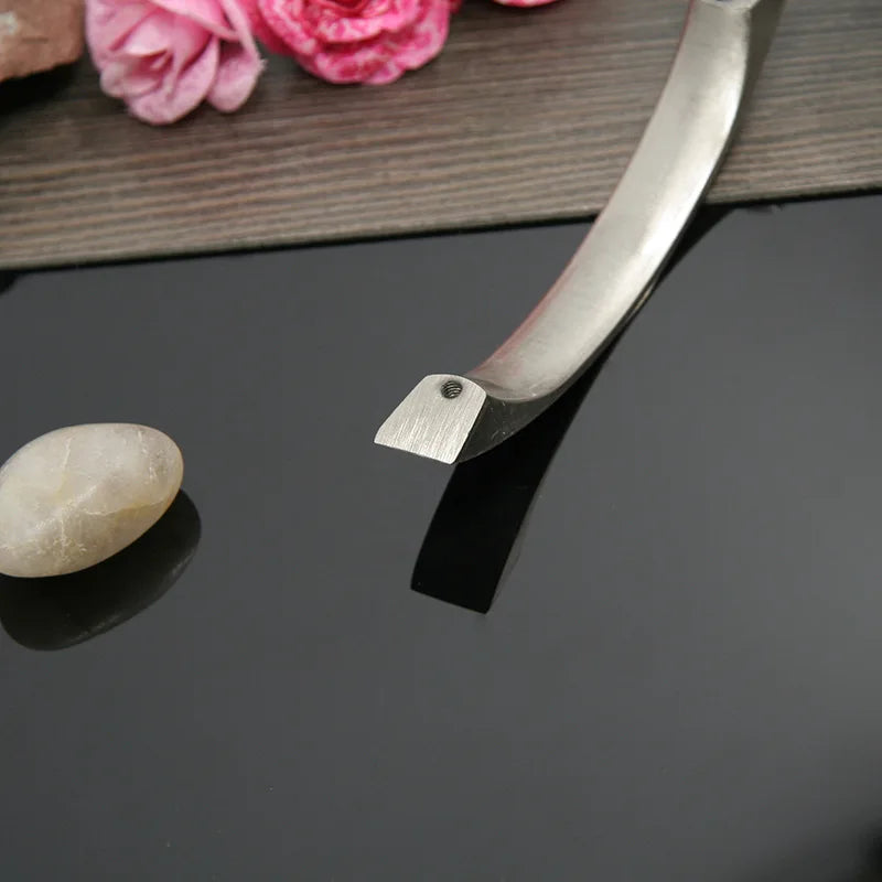 Modern Cabinet Handles Knobs Aluminum Alloy Door Kitchen Knobs Cabinet Pulls Drawer Furniture Handle Hardware