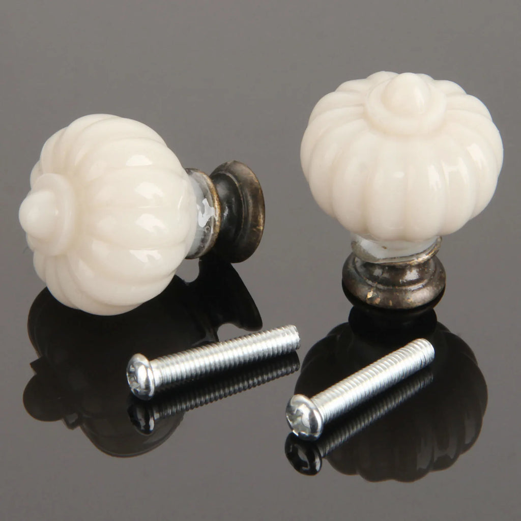 1pc 27*34mm Door Knobs Handles Single Hole Furniture Knobs Cupboard Door Cabinet Handles With Screws