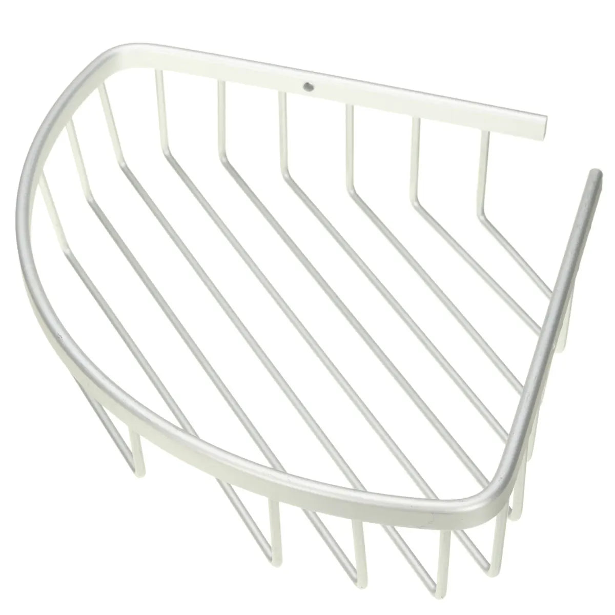 Bathroom Punch Free  Aluminum Triangular Rack Storage Organizer Corner Shelf For Shampoo Soap Cosmetic Basket Holder