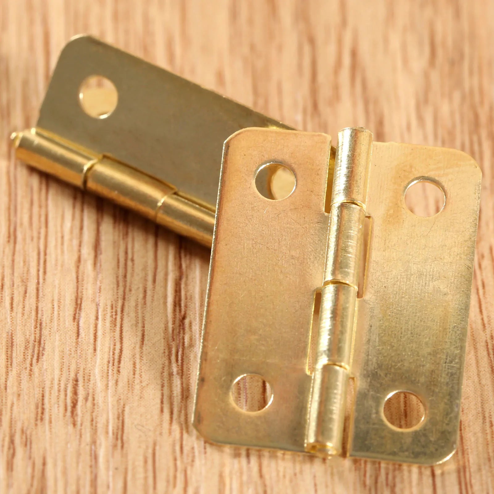 4pcs 24*18mm  Drawer Hinges Kitchen Cabinet Door Hinges for Caskets Jewelry Boxes Furniture Fittings  Furniture Accessories