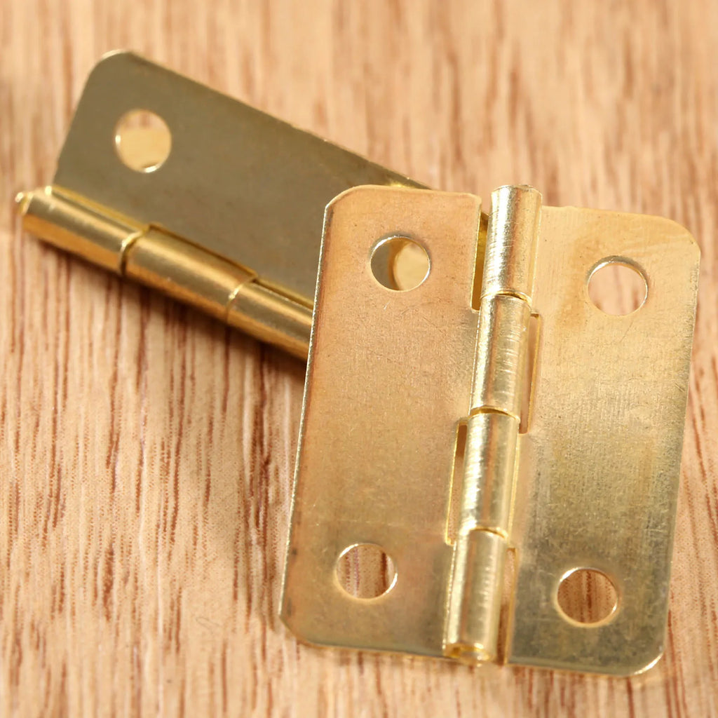 4pcs 24*18mm  Drawer Hinges Kitchen Cabinet Door Hinges for Caskets Jewelry Boxes Furniture Fittings  Furniture Accessories