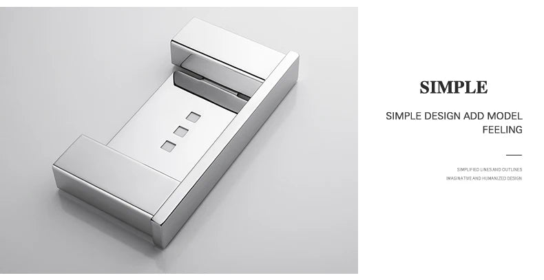 Stainless Steel Bathroom Accessories Wall Shelf Towel Bar Rack Rail Toilet Brush Roll Paper Holder Soap Dish Bathroom Hardware