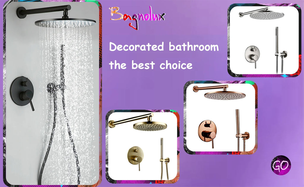 Bathroom Accessories Bathroom Hardware Set Black Robe Hook Towel Rail Bar Rack Bar Paper Holder Shelf