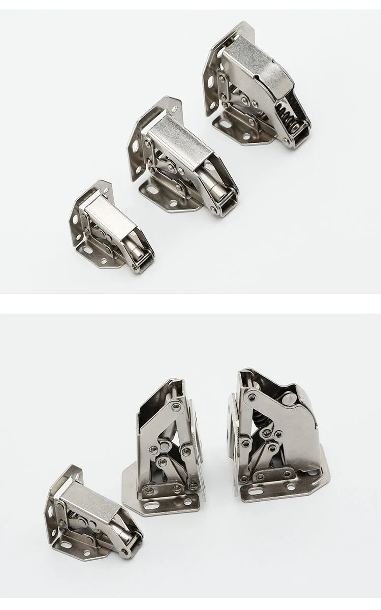 3-4 Inch 90 Degree Thicken Free Drilling Hole Cabinet Door Soft Closing Hydraulic Buffer Hinge Furniture Hardware