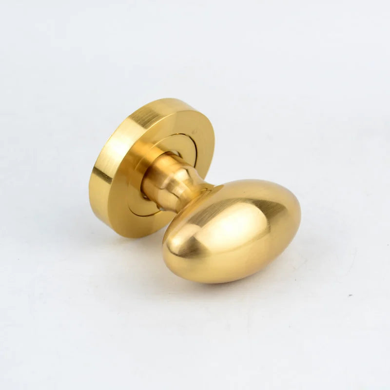 Super beautiful egg-shaped Oval door handle without lock body zinc alloy 4colors home hardware