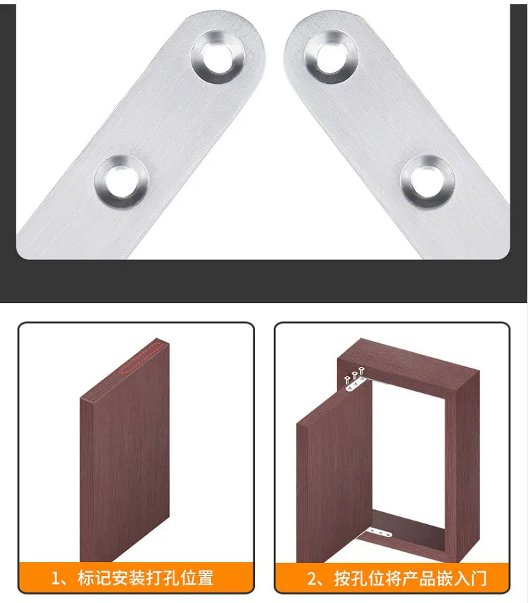 Stainless Steel Doors Hinges Under 360 Degree Rotating Shaft Rotation Hinge Positioning Concealed Cabinet Hinge