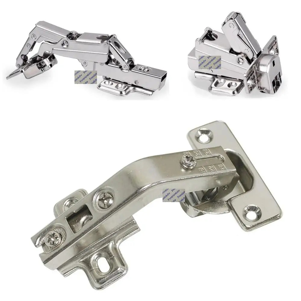 2Pcs 135 165 170 175 Degrees Hydraulic Soft Close Hinge Clip On Furniture Cabinet Cupboard Corner Bi Folding Door