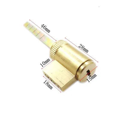 Heart Indoor Door Lock for Bedroom Wooden Door Old-Fashioned Universal Single Lock Cylinder for Kitchen Bathroom Toilet Hotel