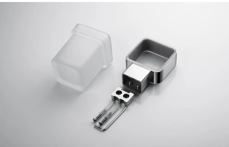 Stainless Steel Bathroom Accessories Wall Shelf Towel Bar Rack Rail Toilet Brush Roll Paper Holder Soap Dish Bathroom Hardware