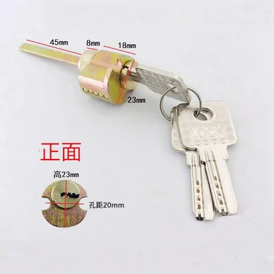 Heart Indoor Door Lock for Bedroom Wooden Door Old-Fashioned Universal Single Lock Cylinder for Kitchen Bathroom Toilet Hotel