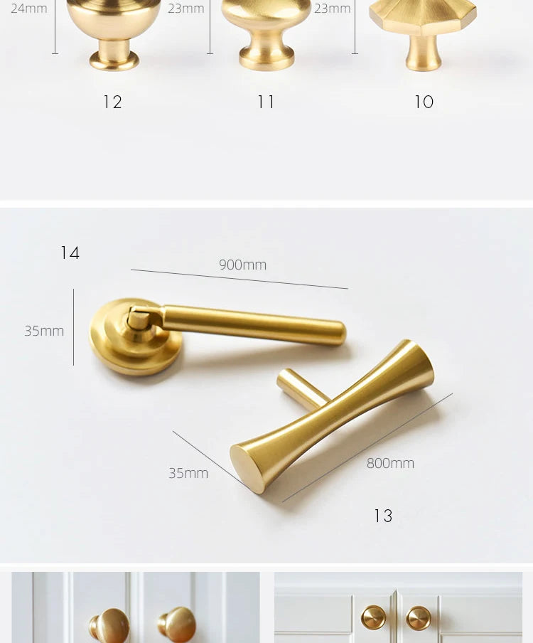 Round Brass Dresser Knobs Drawer Handle Cabinet Door Handle Antique Antique Kitchen furniture Hardware Knob Kitchen  Handles