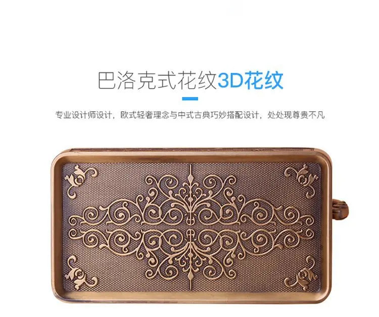 Bathroom Hardware Set  White Paper Mobile Phone Holder Space Aluminum Antique Roll Holder with Shelf Toilet Paper Box Wall Mount
