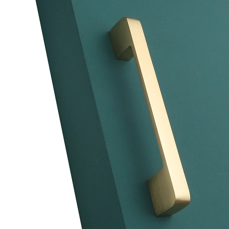 Modern Door Knobs and Handles For Interior Doors Golden Furniture Cabinets Drawers Solid Kitchen Cupboard Handles Pull