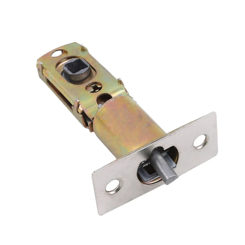 Aluminum Alloy Round Door Knobs Rotation Lock Knobset Handle Metal Door Knob With Key for Bedrooms Living Rooms Bathrooms