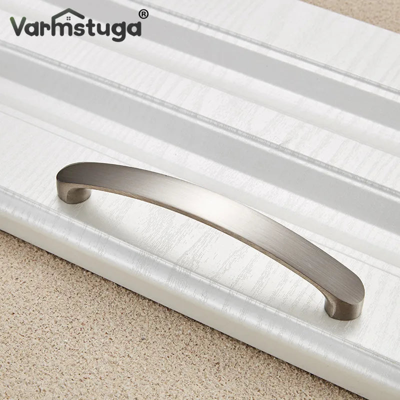 Modern Cabinet Handles Knobs Aluminum Alloy Door Kitchen Knobs Brushed Cabinet Pulls Drawer Modern Furniture Handle Hardware