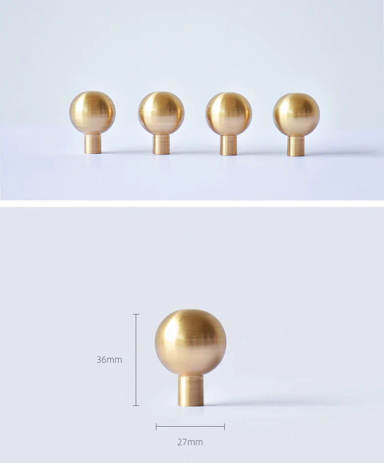 Round Brass Dresser Knobs Drawer Handle Cabinet Door Handle Antique Antique Kitchen furniture Hardware Knob Kitchen  Handles
