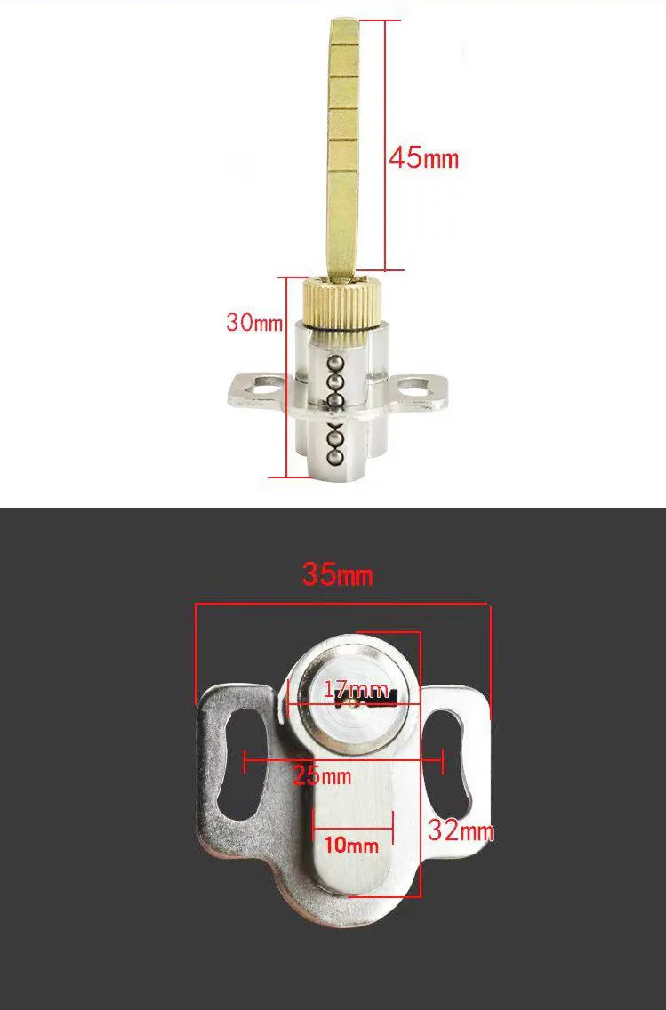 Heart Indoor Door Lock for Bedroom Wooden Door Old-Fashioned Universal Single Lock Cylinder for Kitchen Bathroom Toilet Hotel