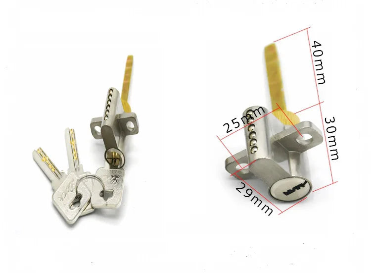 Heart Indoor Door Lock for Bedroom Wooden Door Old-Fashioned Universal Single Lock Cylinder for Kitchen Bathroom Toilet Hotel