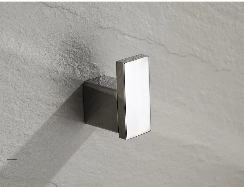 Stainless Steel Bathroom Accessories Wall Shelf Towel Bar Rack Rail Toilet Brush Roll Paper Holder Soap Dish Bathroom Hardware