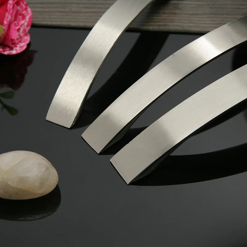 Modern Cabinet Handles Knobs Aluminum Alloy Door Kitchen Knobs Cabinet Pulls Drawer Furniture Handle Hardware