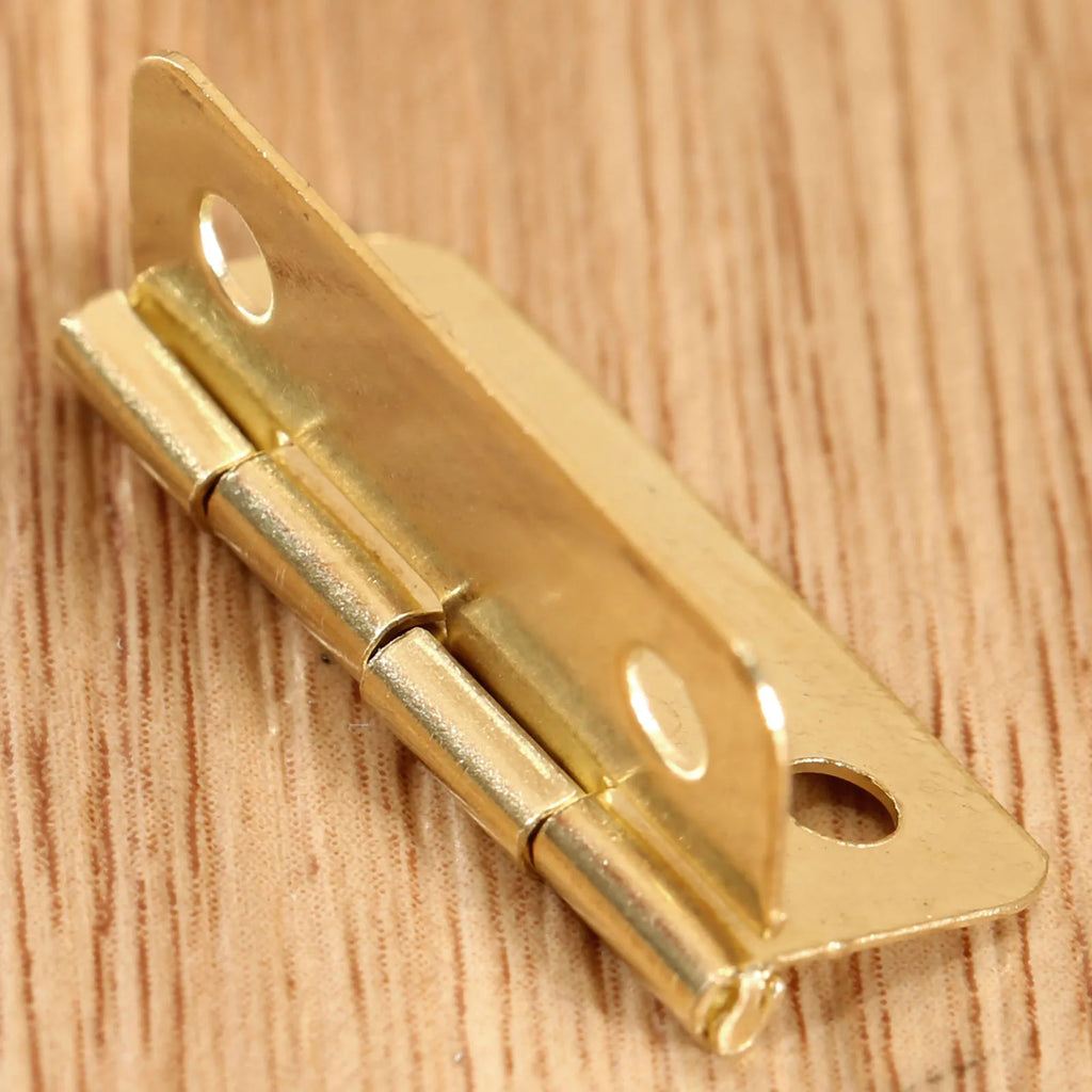 4pcs 24*18mm  Drawer Hinges Kitchen Cabinet Door Hinges for Caskets Jewelry Boxes Furniture Fittings  Furniture Accessories