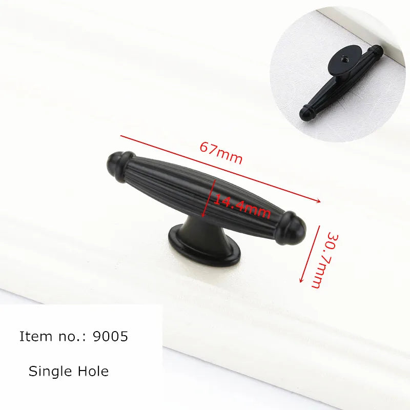 Modern Cabinet Handles Solid Aluminum Alloy Door Knobs And Handles Kitchen Cupboard Pulls Drawer Knobs Furniture Handle Hardware