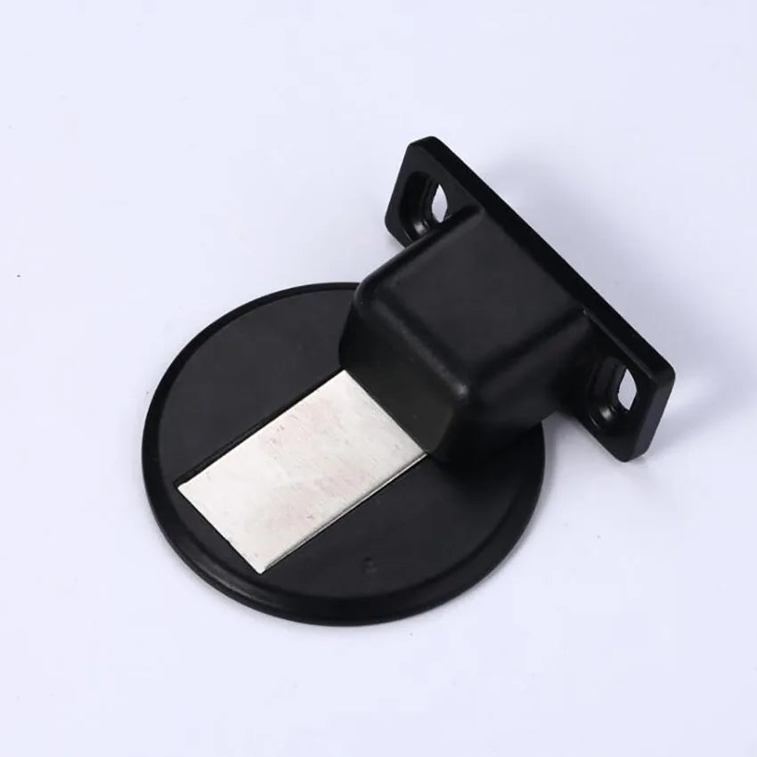 Magnetic Door Stop, Hidden Magnetic Door Stopper,Zinc Alloy,Floor Mount Self Adhesive & Punched Door Catch Doorstop,самозажимной