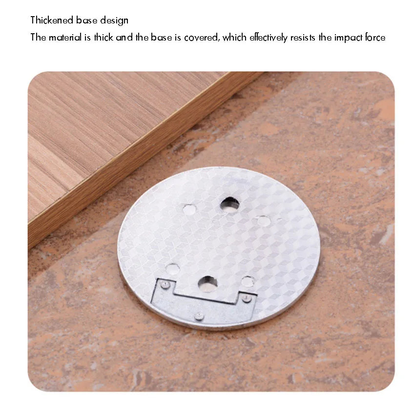 Magnetic Door Stop, Hidden Magnetic Door Stopper,Zinc Alloy,Floor Mount Self Adhesive & Punched Door Catch Doorstop,самозажимной