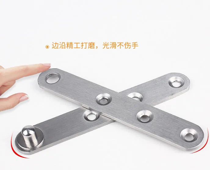Stainless Steel Doors Hinges Under 360 Degree Rotating Shaft Rotation Hinge Positioning Concealed Cabinet Hinge