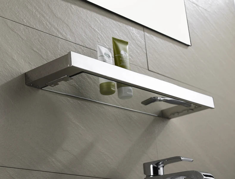 Stainless Steel Bathroom Accessories Wall Shelf Towel Bar Rack Rail Toilet Brush Roll Paper Holder Soap Dish Bathroom Hardware