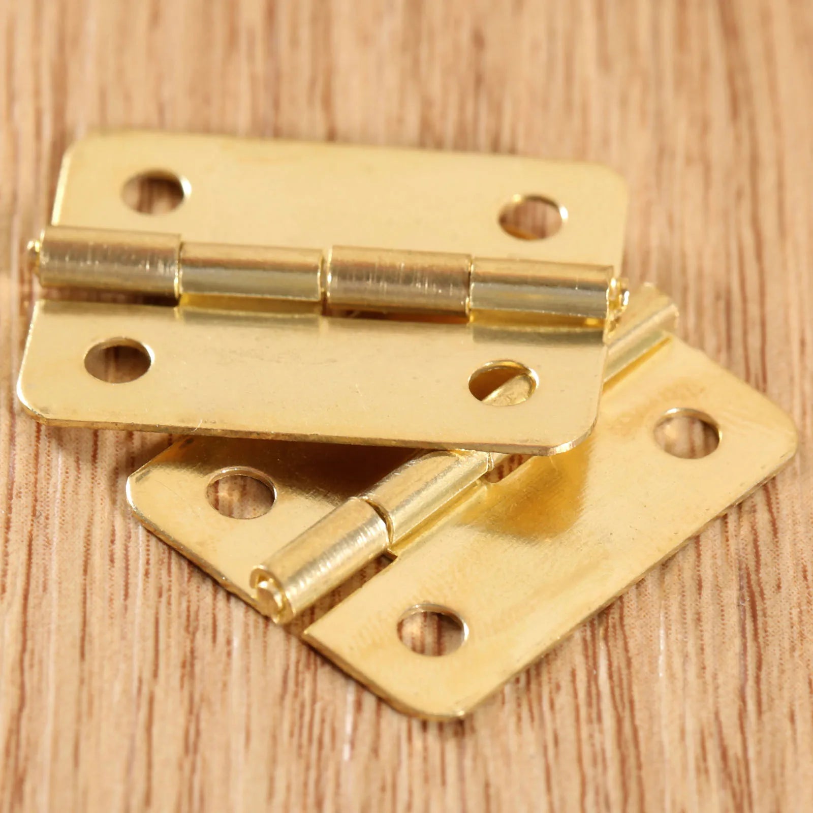 4pcs 24*18mm  Drawer Hinges Kitchen Cabinet Door Hinges for Caskets Jewelry Boxes Furniture Fittings  Furniture Accessories