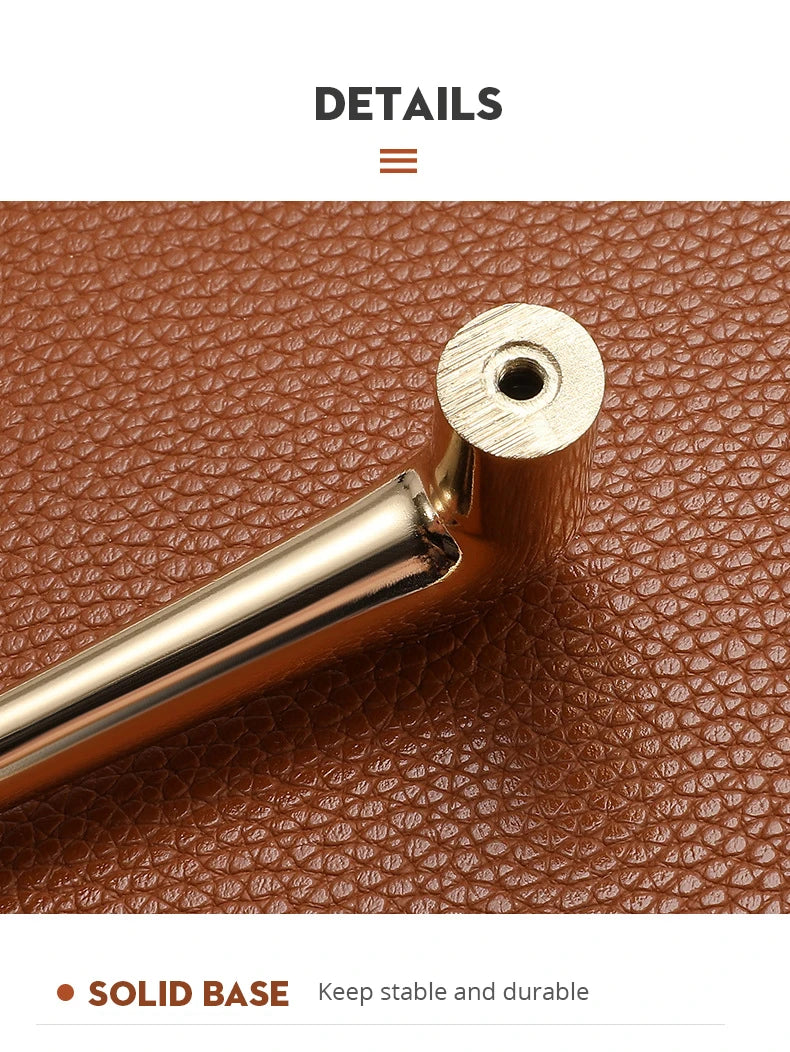 KAK European Style Bright Gold Cabinet Handles Drawer Knobs Kitchen Handle Cupboard Door Pulls Furniture Handle Cabinet Hardware
