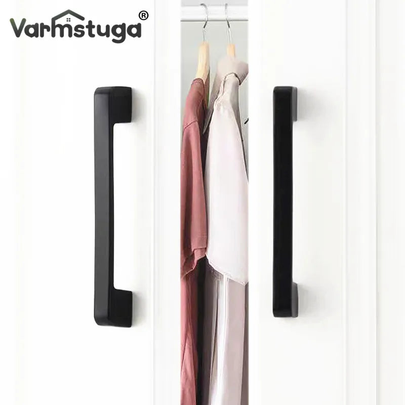 Modern Cabinet Handles Solid Aluminum Alloy Door Knobs And Handles Kitchen Cupboard Pulls Drawer Knobs Furniture Handle Hardware