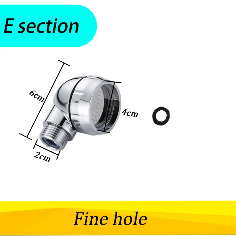 Bathroom Shower Head Hair Beauty Room Water-Saving Wash Shower Head Barber Shop Shower Nozzle Sprinkler Sprayer Filter Head