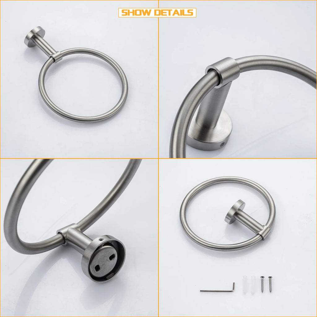 Bathroom Hardware Set Bathroom Accessories Black Robe Hook Towel Rail Bar Rack Bar Shelf Tissue Paper Holder Toothbrush Holder