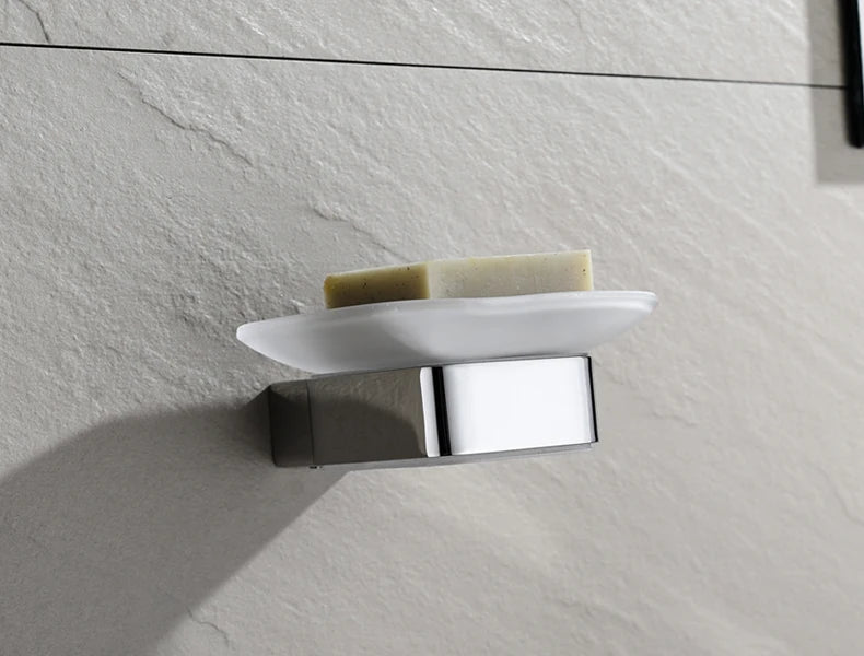 Stainless Steel Bathroom Accessories Wall Shelf Towel Bar Rack Rail Toilet Brush Roll Paper Holder Soap Dish Bathroom Hardware