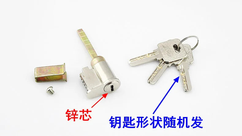 Heart Indoor Door Lock for Bedroom Wooden Door Old-Fashioned Universal Single Lock Cylinder for Kitchen Bathroom Toilet Hotel